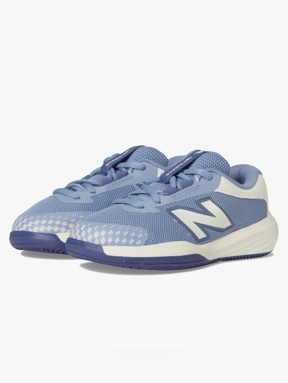New Balance Kids Blue Mesh Sneakers with White Accents